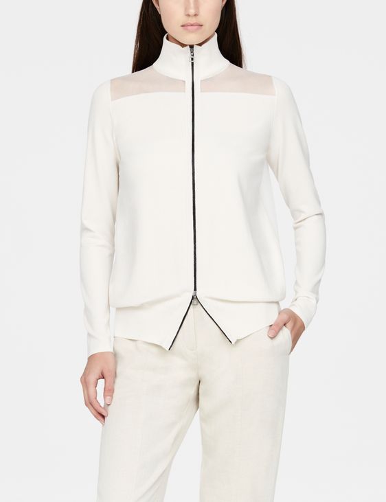 Sarah Pacini cardigan - doorschijnende achterkant