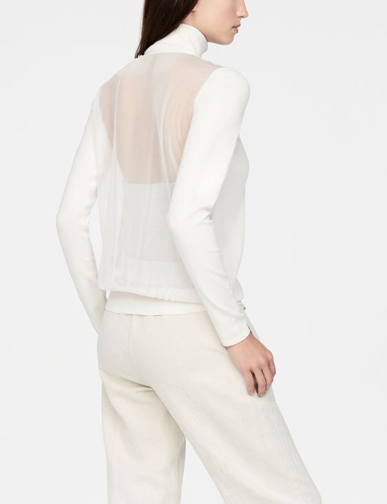 Sarah Pacini cardigan - doorschijnende achterkant