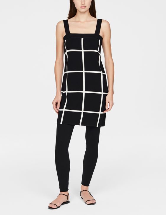Sarah Pacini Light dress - grid motif