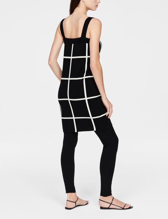 Sarah Pacini Light dress - grid motif