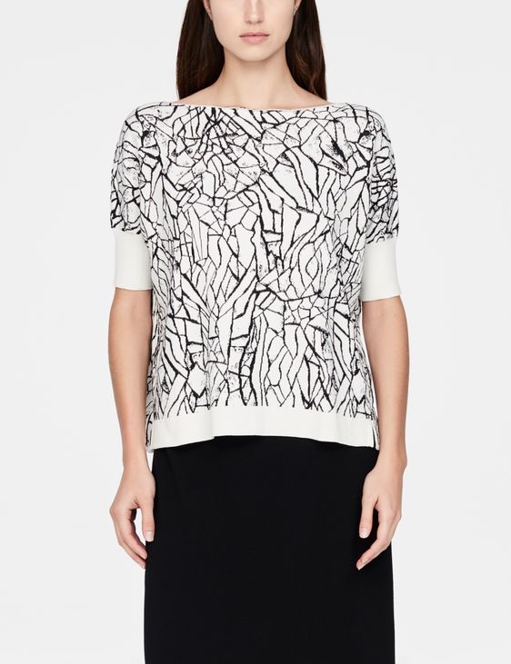 Sarah Pacini Cropped sweater - desert soil