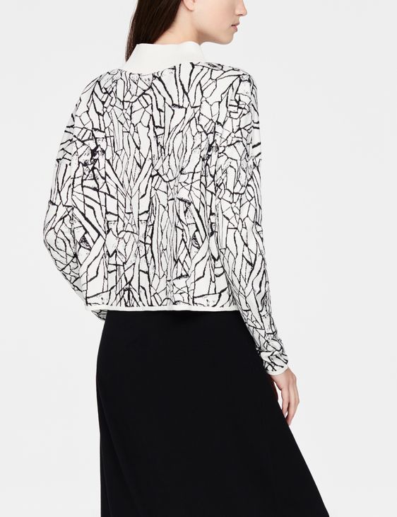 Sarah Pacini Cropped cardigan - desert soil