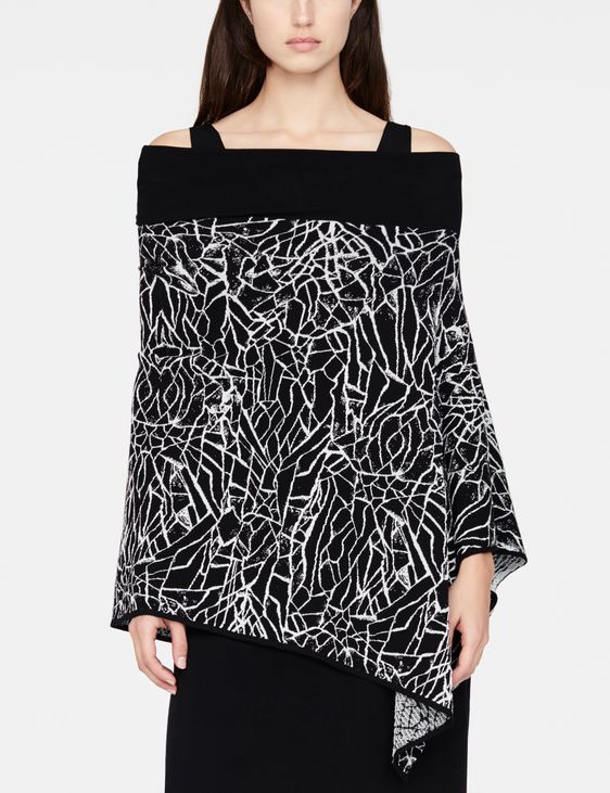 Sarah Pacini Poncho - désert aride