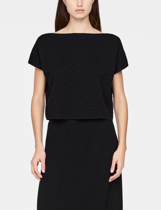 Sarah Pacini Cap sleeves sweater - starburst