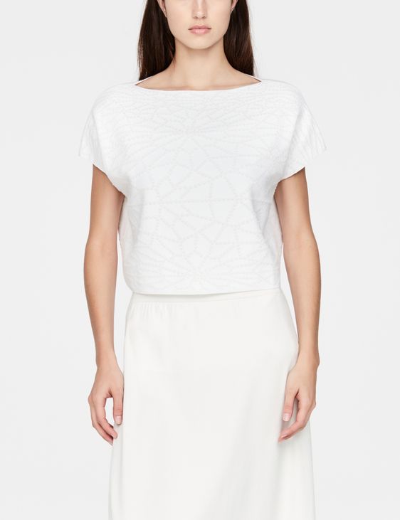 Sarah Pacini Cap sleeves sweater - starburst