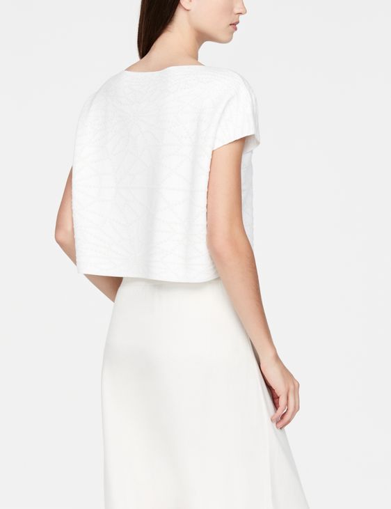 Sarah Pacini Cap sleeves sweater - starburst
