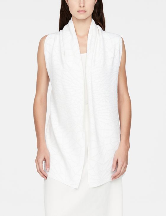 Sarah Pacini Cardigan sans manches - étoiles