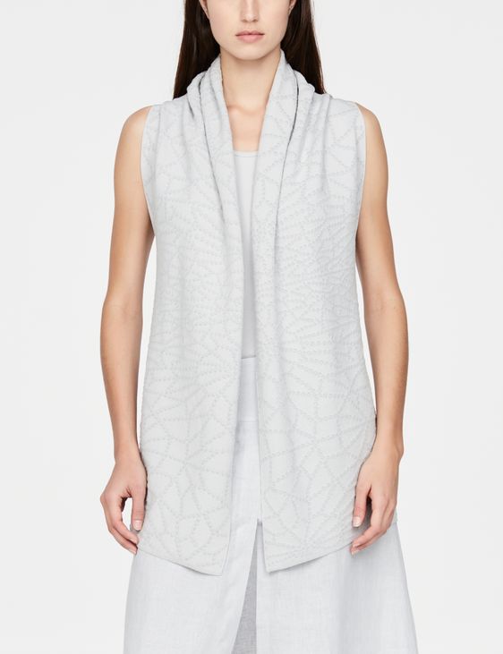 Sarah Pacini Cardigan sans manches - étoiles