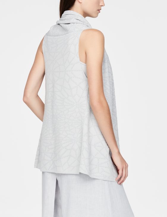 Sarah Pacini Cardigan sans manches - étoiles