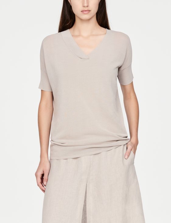 Sarah Pacini Pull coton mako - manches courtes