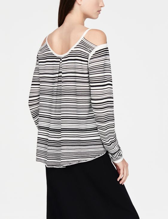 Sarah Pacini Pull coton mako - découpes