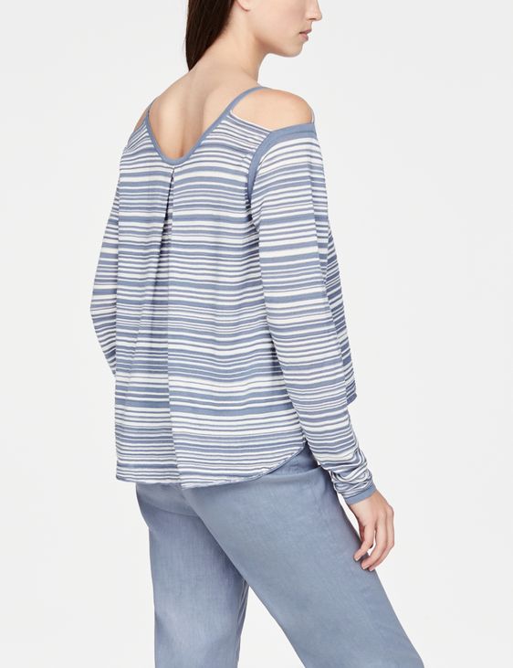Sarah Pacini Pull coton mako - découpes