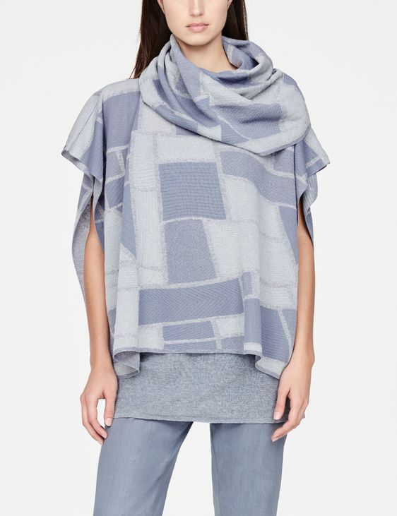 Sarah Pacini Landschafts-Poncho