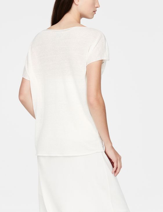 Sarah Pacini Pull en lin - mancherons