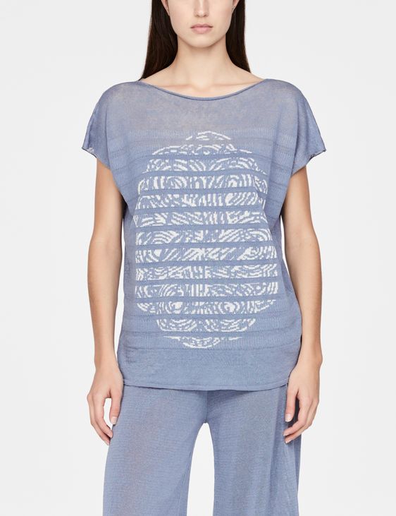 Sarah Pacini Pull en lin - mancherons