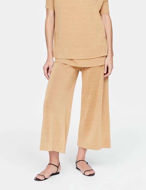 Sarah Pacini Linen pants - sheer