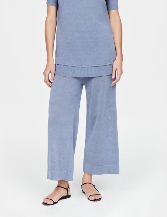 Sarah Pacini Pantalon en lin - ultraléger