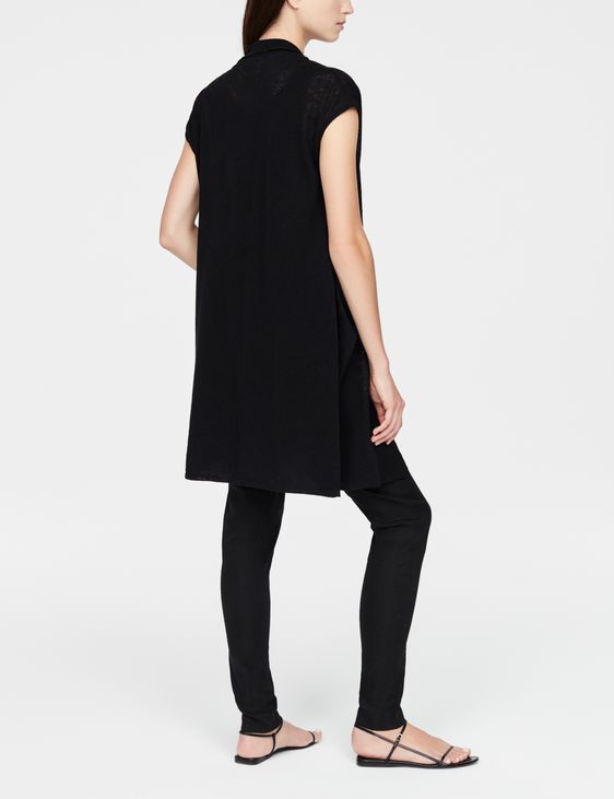Sarah Pacini Linen-cotton cardigan