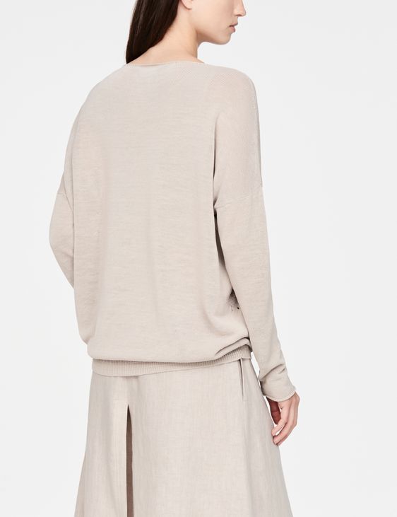 Sarah Pacini Linen sweater - V-neck