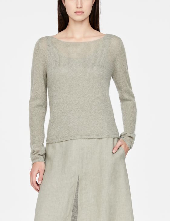 Sarah Pacini Mohair-alpaca sweater