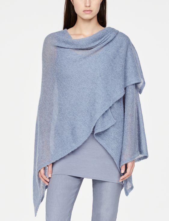 Sarah Pacini Mohair-Alpaca - Poncho