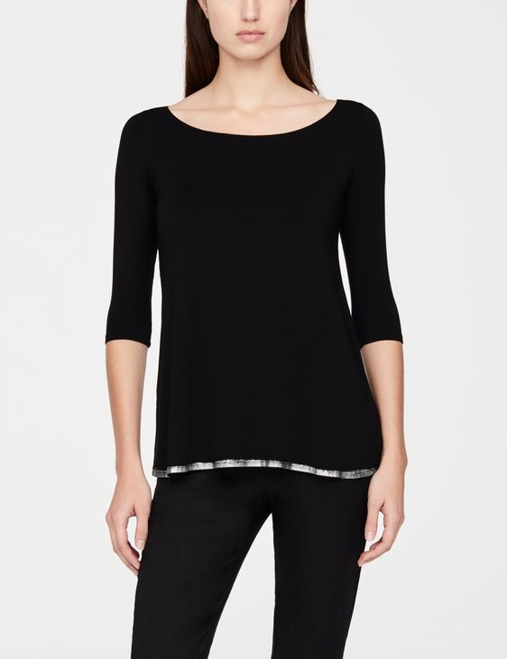 Sarah Pacini Modal top - ¾ sleeves