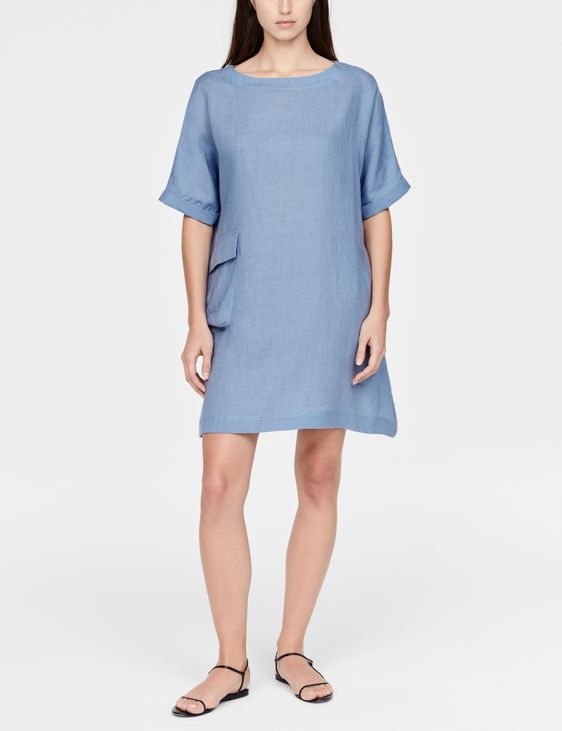 Sarah Pacini Robe en lin - ligne A