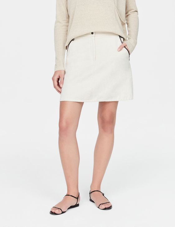 Sarah Pacini Jupe de coton - poches