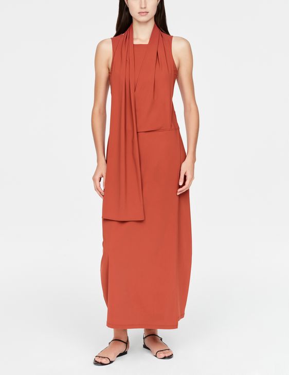 Sarah Pacini Robe maxi - écharpe