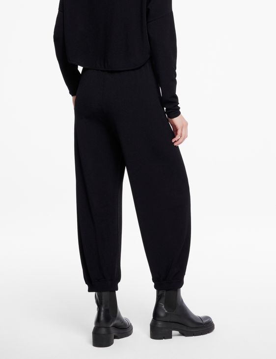 Sarah Pacini Pantalon en maille - bords élastiqués