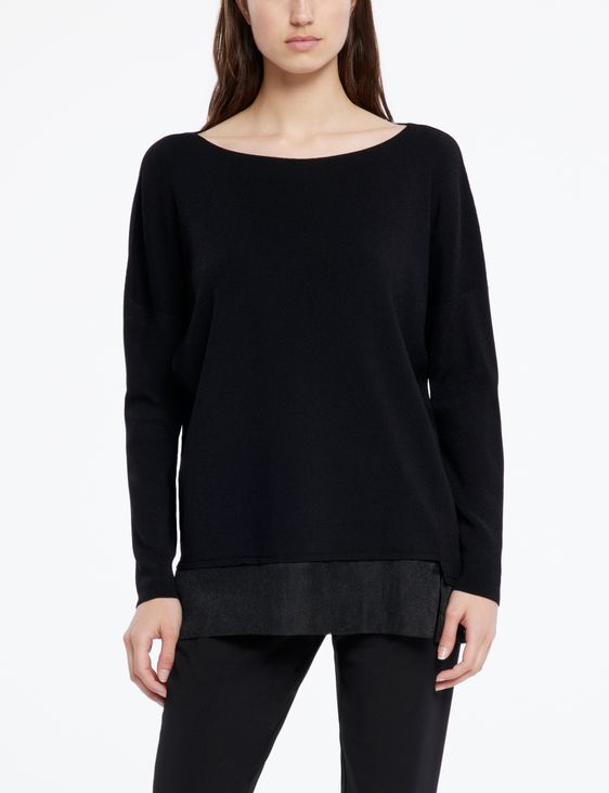 Sarah Pacini Pull long - inserts translucides
