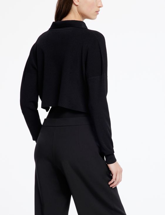 Sarah Pacini Cardigan court - inserts translucides