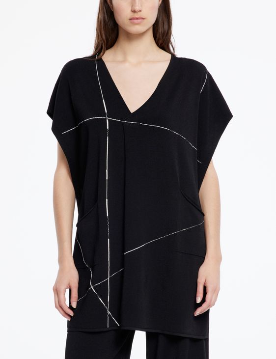 Sarah Pacini Poncho - style tunique