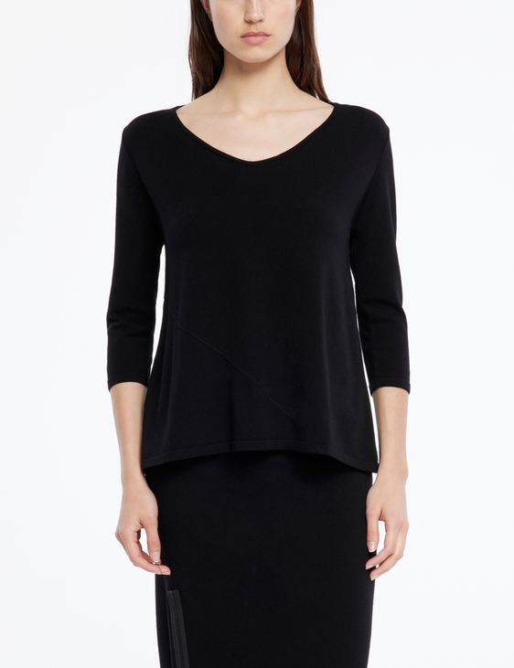 Sarah Pacini Pull ample - surpiqures