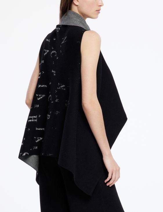 Sarah Pacini Cardigan long - lettres éparpillées
