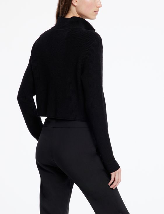 Sarah Pacini Korte cardigan - reliëf