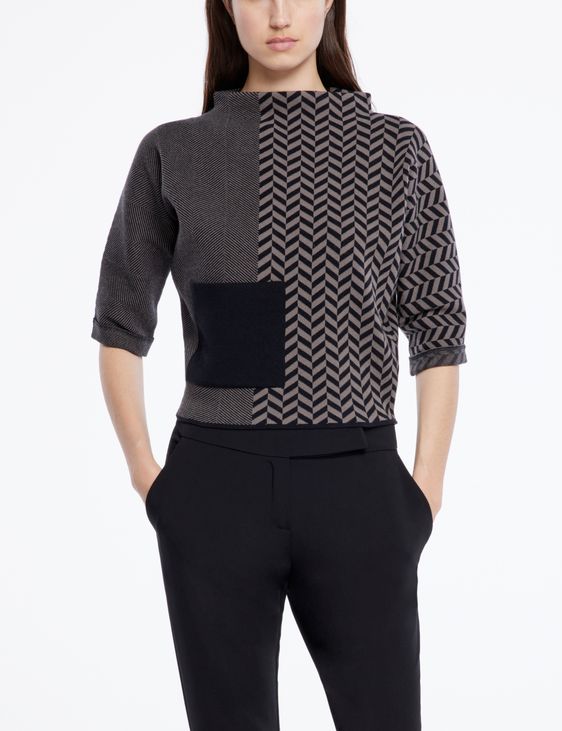Sarah Pacini Sweater - chevron