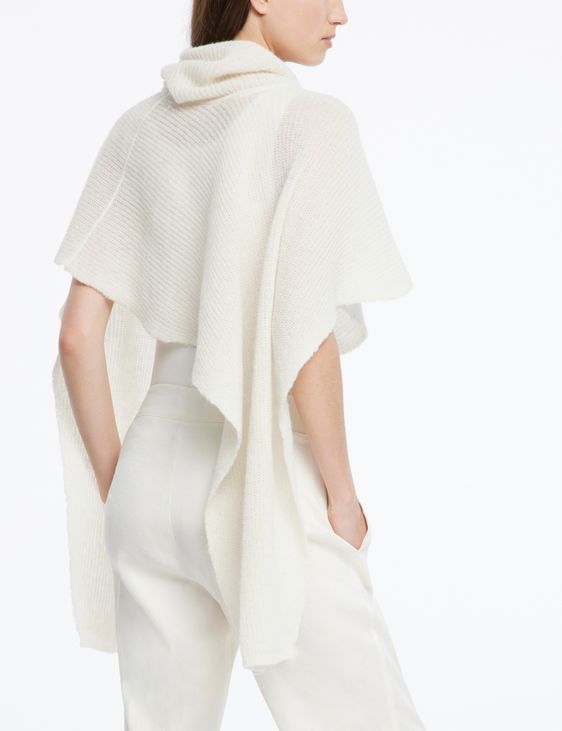 Sarah Pacini Poncho - baby alpaga mix