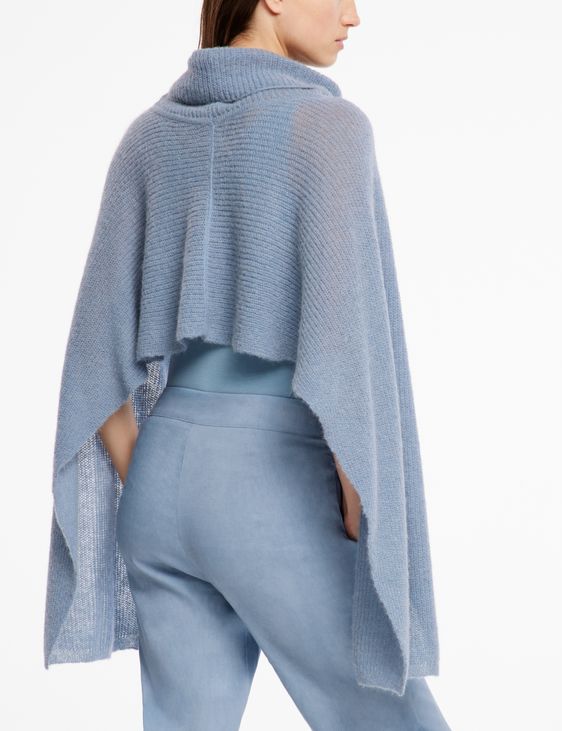 Sarah Pacini Poncho - baby alpaga mix
