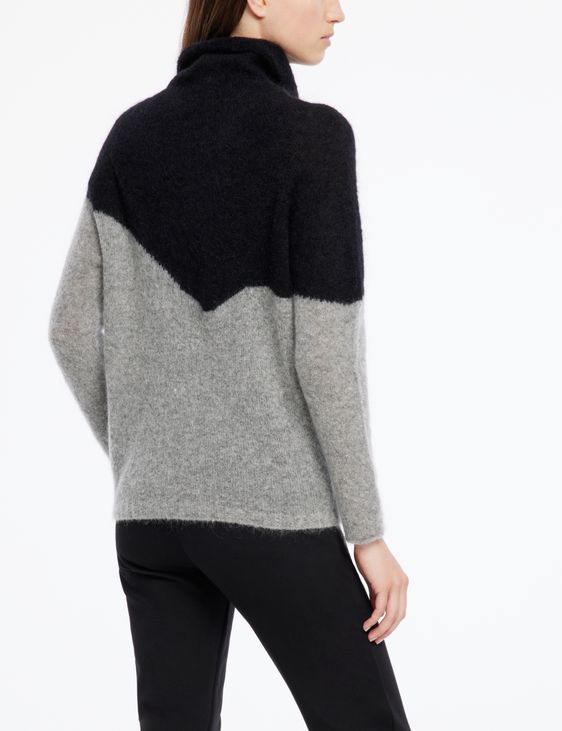 Sarah Pacini Mohair-merino sweater - funnel neck