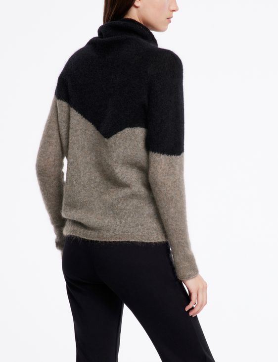 Sarah Pacini Pull mohair-mérinos - col cheminée