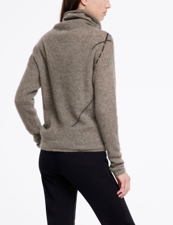 Sarah Pacini Pull mohair-mérinos - lignes