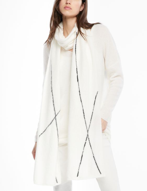 Sarah Pacini Écharpe-col - mohair-mérinos