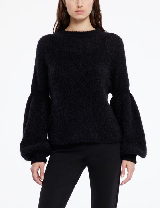 Sarah Pacini Sweater - balloon sleeves