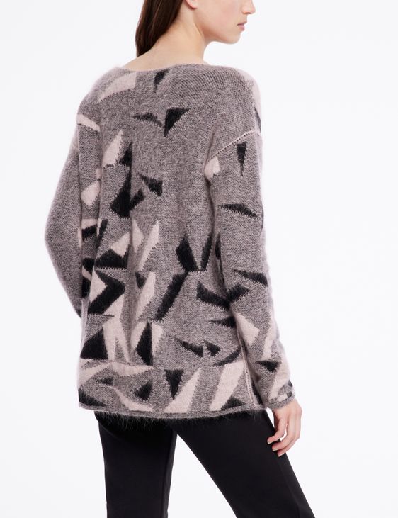 Sarah Pacini Langer Pullover - Jacquard