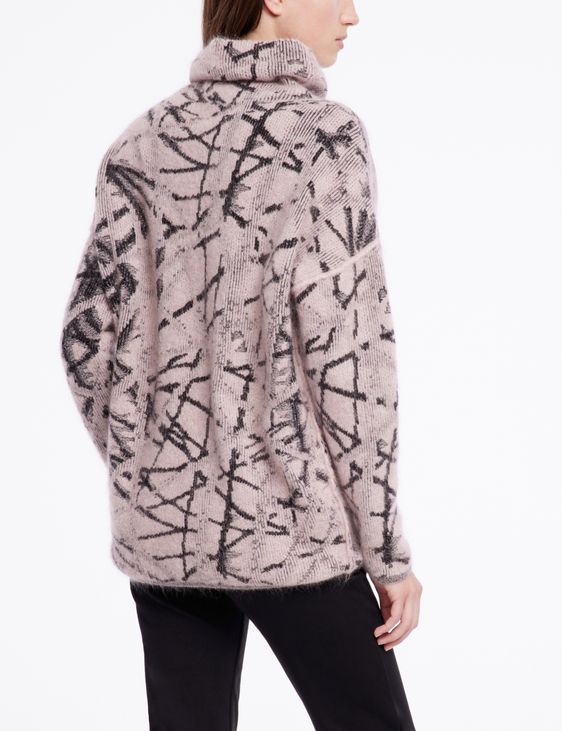 Sarah Pacini Pull ample - effet quadrillé