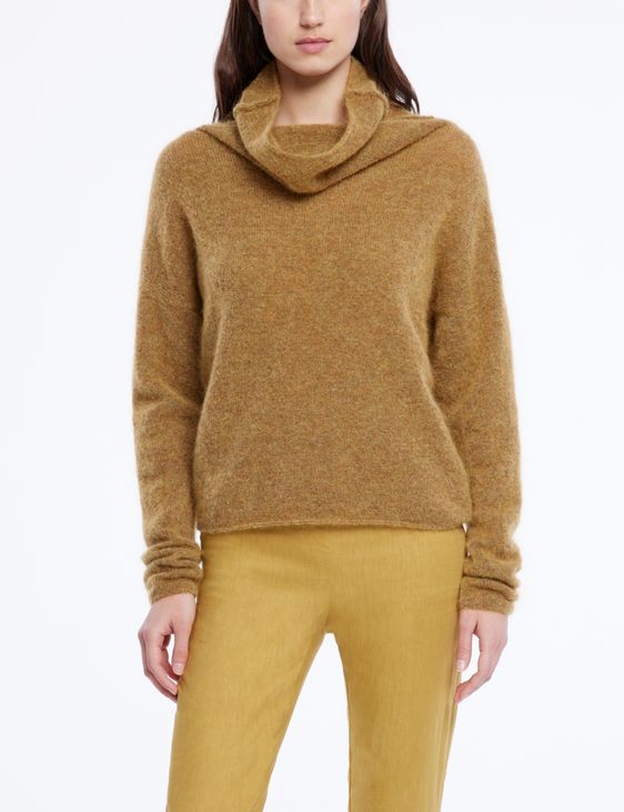 Sarah Pacini Mohair merino trui - kort