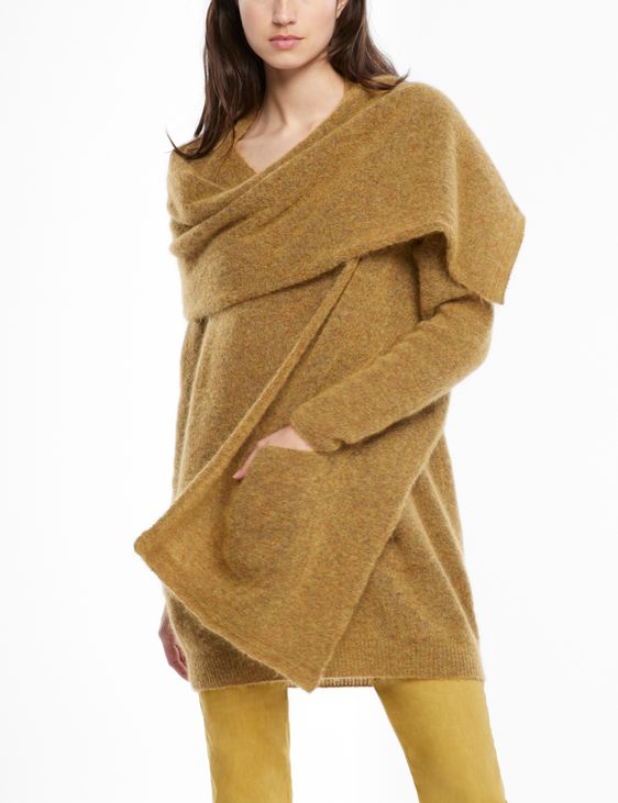 Sarah Pacini Écharpe-châle - Mohair-mérinos