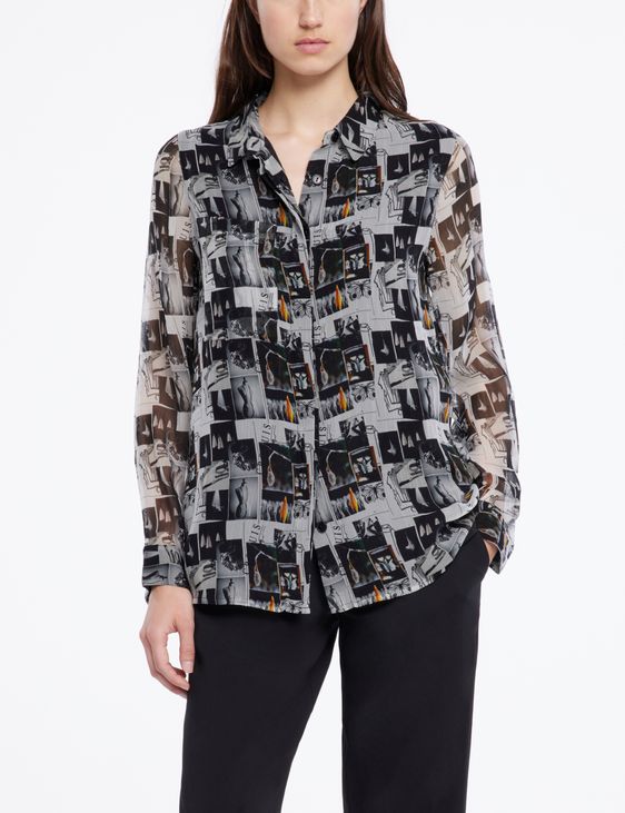 Sarah Pacini Chemise évasée - inspiration