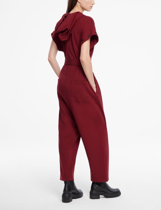 Sarah Pacini Jersey jumpsuit - hoodie